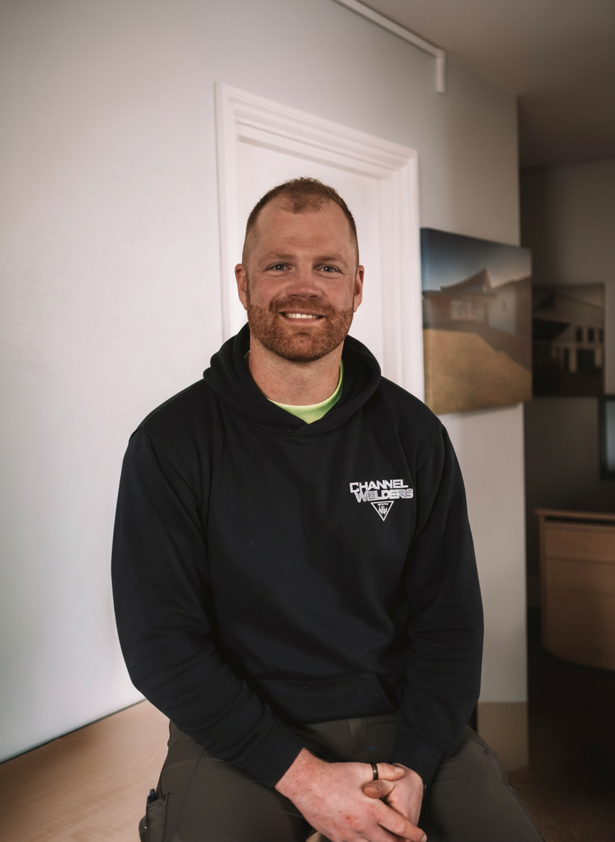 Ross Le Cheminant, co-owner of Channel Welders