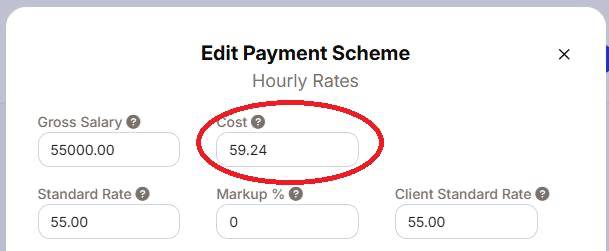 Payment Scheme Cost Assignment Interface